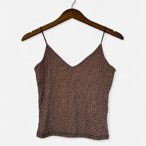 Gaze Brown Leopard Print Camisole